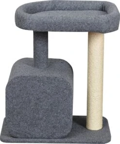 Katten Krabpaal Met Huisje | Grijs | 60 X 40 X 70 Cm Kattenboom Met Ligbed 9 Katten Krabpaal Met Huisje | Grijs | 60 X 40 X 70 Cm Kattenboom Met Ligbed -Kattenbenodigdheden Winkel 1001x1200