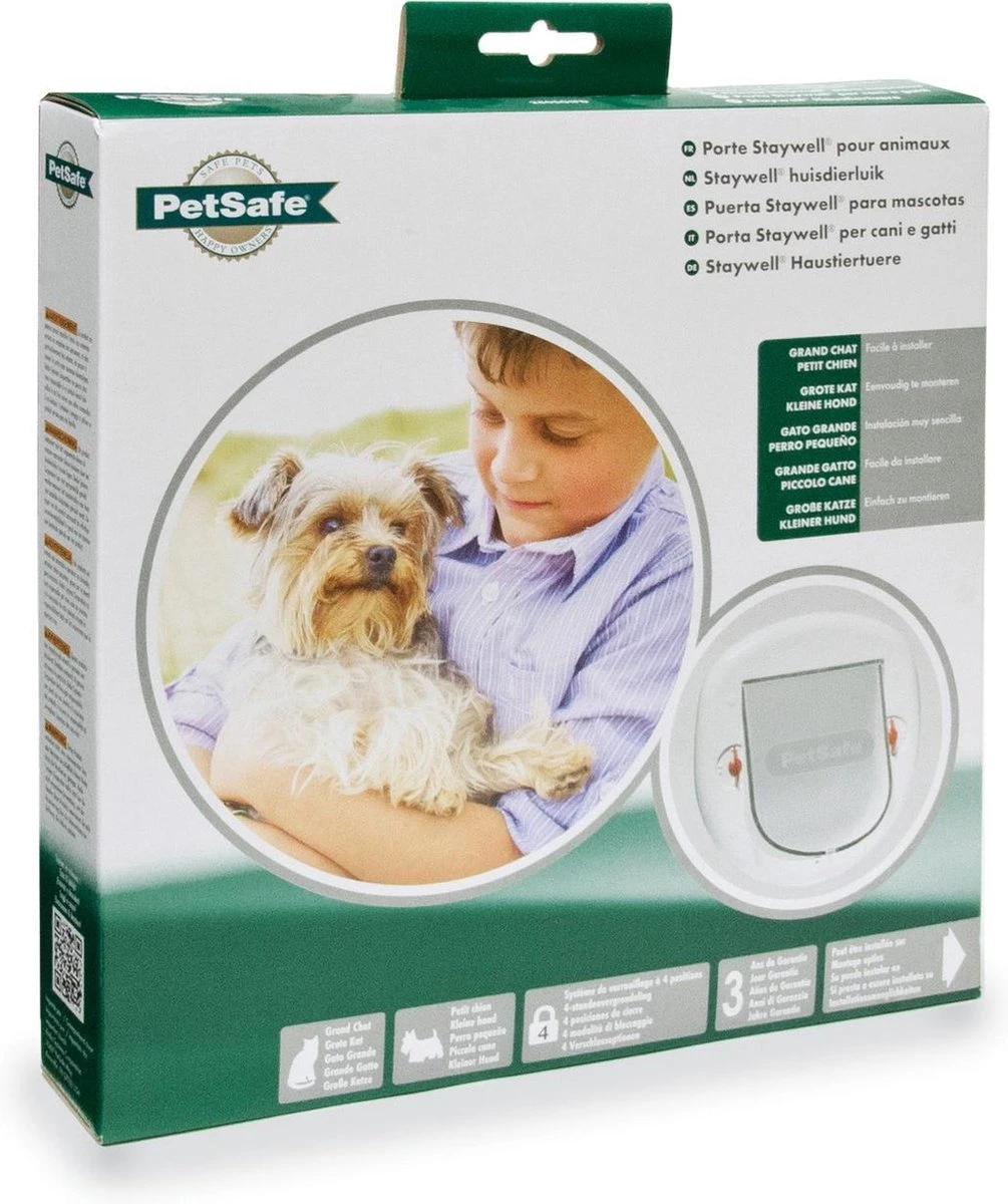 Petsafe 200 Kattenluik - Wit - L - 29,4 X 29,5 X 5 Cm 9 Petsafe 200 Kattenluik - Wit - L - 29,4 X 29,5 X 5 Cm - Afbeelding 9