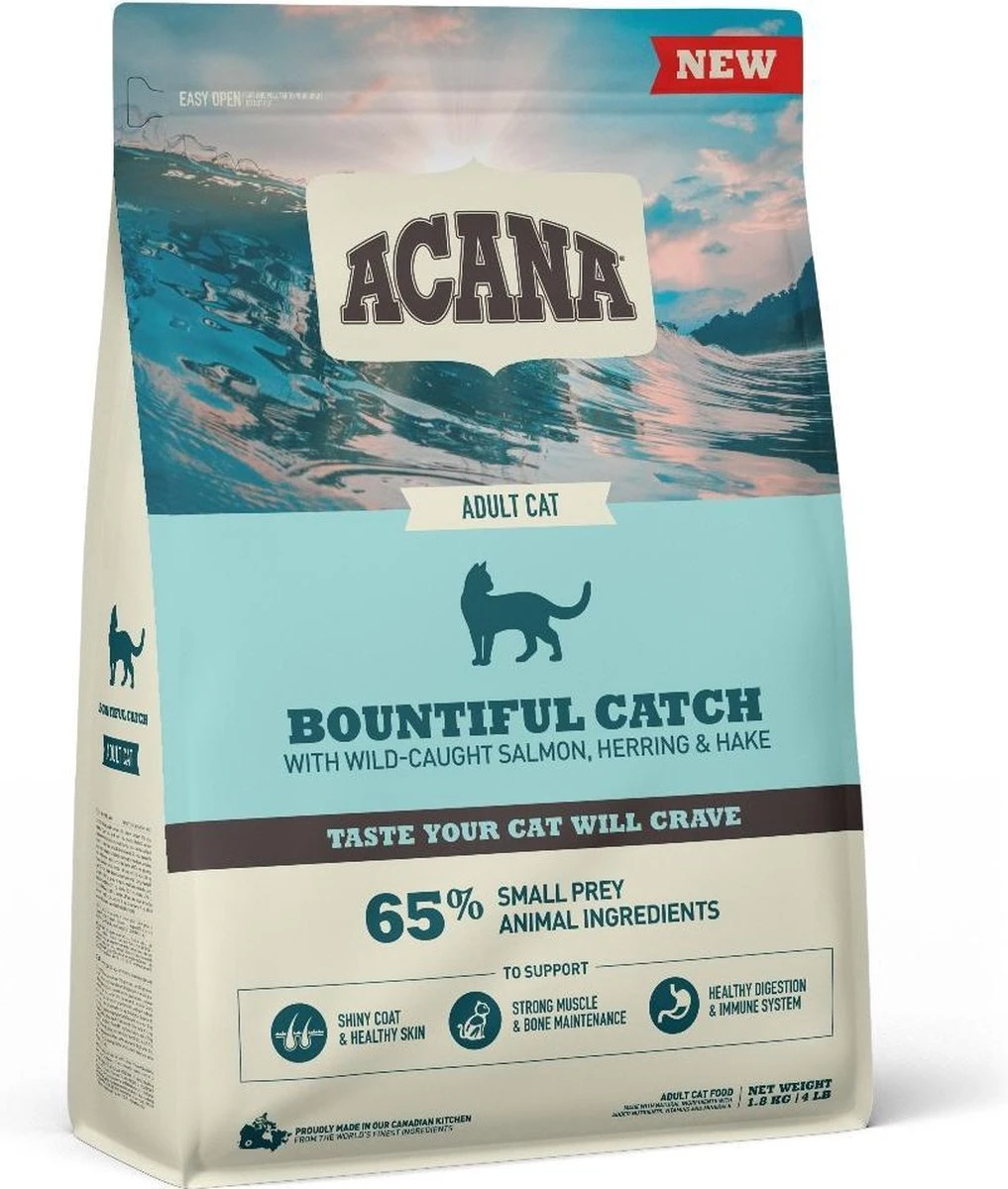 Acana Cat Bountiful Catch 4,5 Kg - Kat 1 Acana Cat Bountiful Catch 4,5 Kg - Kat