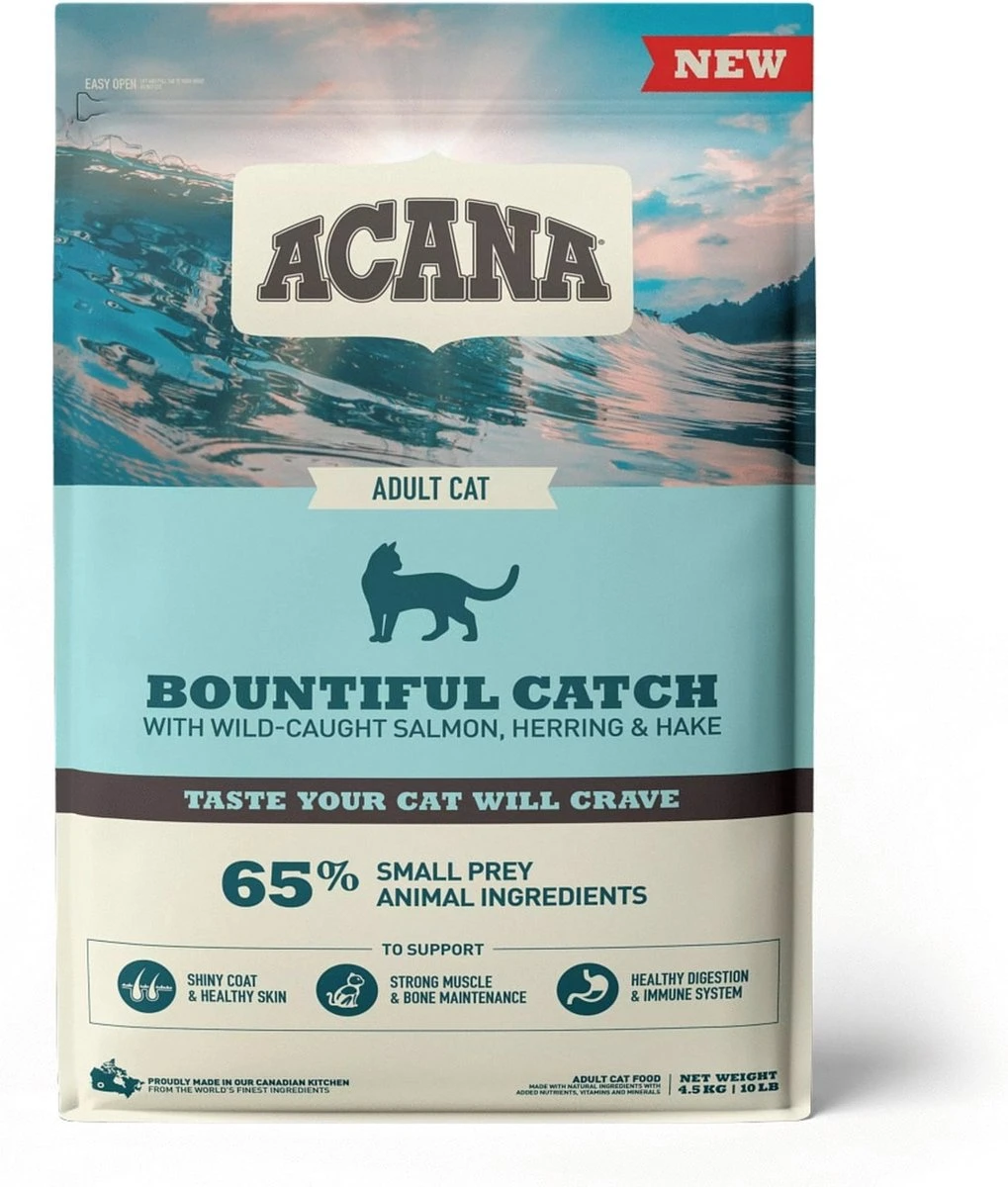 Acana Cat Bountiful Catch 4,5 Kg - Kat 4 Acana Cat Bountiful Catch 4,5 Kg - Kat - Afbeelding 4
