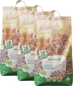 Happy Home Natural Wood - Kattenbakvulling - 3 X 20 L -Kattenbenodigdheden Winkel 1021x1200 3