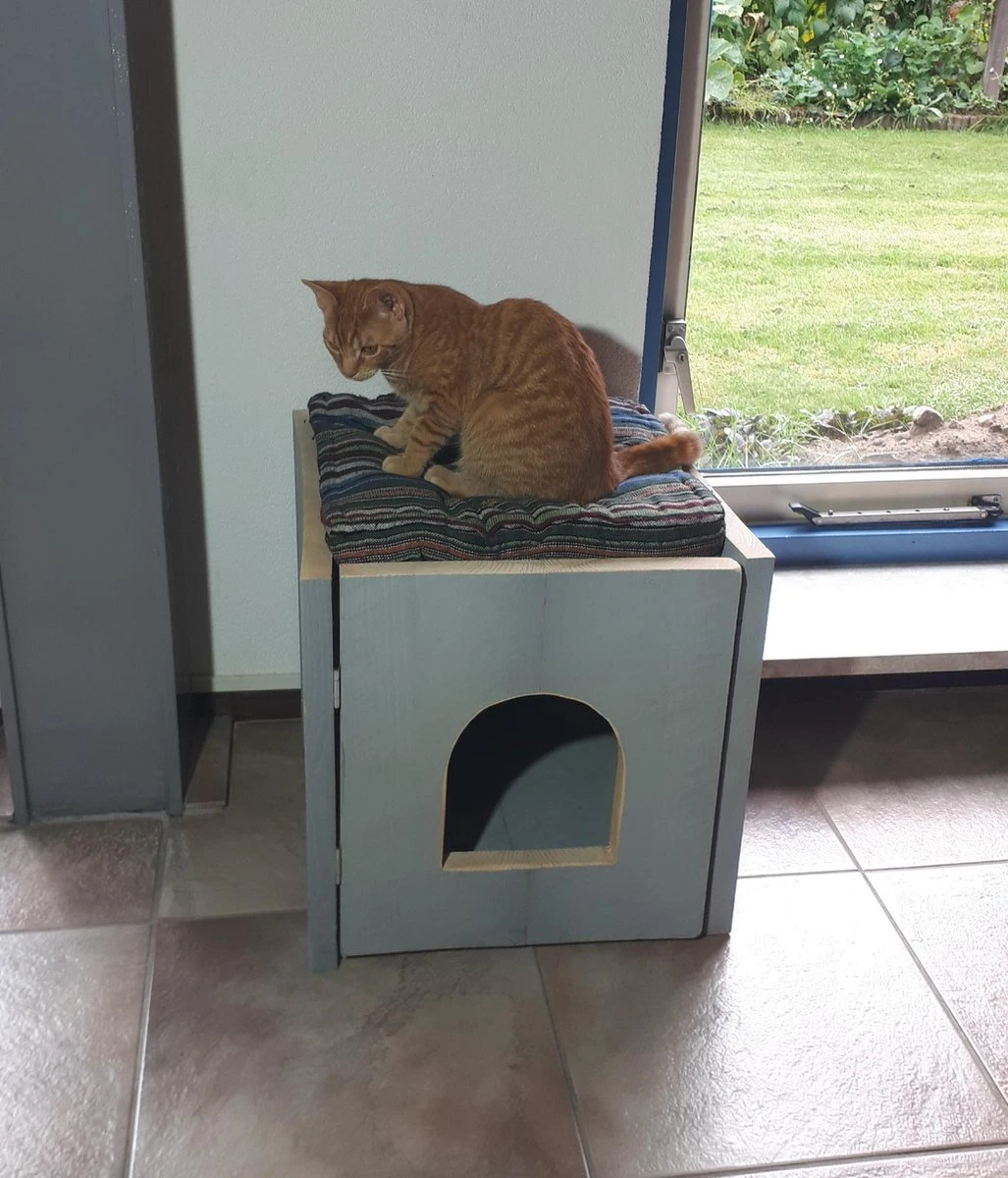 Bronneger Exclusive - Kattenhuis - XXL - Kattenbak Ombouw Kast - Kattenmand 6 Bronneger Exclusive - Kattenhuis - XXL - Kattenbak Ombouw Kast - Kattenmand - Afbeelding 6