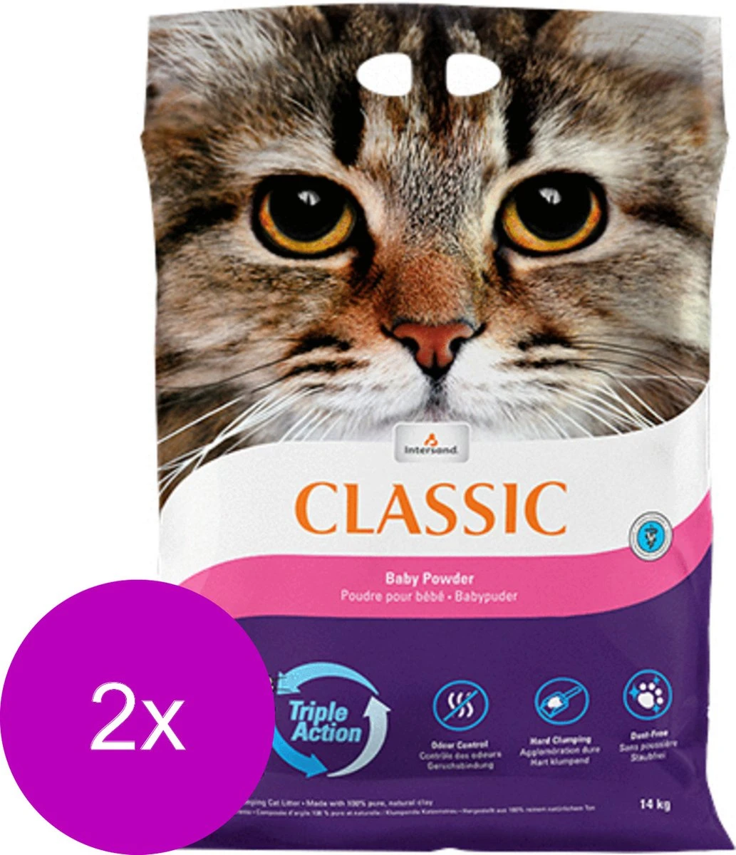 Extreme Classic Baby Powder - Kattenbakvulling - 2 X 14 Kg 1 Extreme Classic Baby Powder - Kattenbakvulling - 2 X 14 Kg