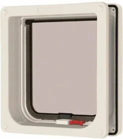 Cat Mate Kattenluik 234 Met Tweewegsluiting - Wit - 19,2 X 20cm -Kattenbenodigdheden Winkel 1063x1200 2