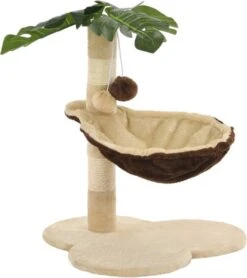 VidaXL Kattenkrabpaal Met Sisal Krabpaal 50 Cm Beige En Bruin -Kattenbenodigdheden Winkel 1068x1200 3