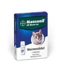 Mansonil All Worm Cat Ontworming - Kat - 2 Tabletten -Kattenbenodigdheden Winkel 1072x1200 3