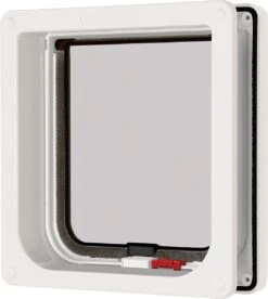 Cat Mate Kattenluik 234 Met Tweewegsluiting - Wit - 19,2 X 20cm -Kattenbenodigdheden Winkel 1075x1200 3