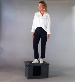 RHRQuality Kattenhuis Voor Binnen En Buiten Kattenhok Villa De Luxe Grijs -Kattenbenodigdheden Winkel 1104x1200 2