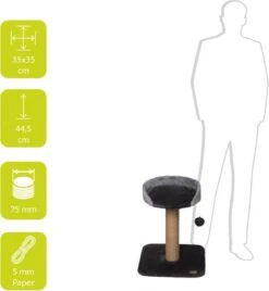 Duvo Krabpaal Trend Grove - 35 X 35 X 44 Cm -Kattenbenodigdheden Winkel 1105x1200 2