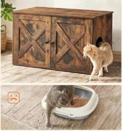 Kattenbak Kast, Kattentoilet, Vintage -Kattenbenodigdheden Winkel 1110x1200 3