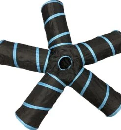 Adori Katten Tunnel 5 Gangen - Kattenspeelgoed - Ø25x50 Cm Zwart 7 Adori Katten Tunnel 5 Gangen - Kattenspeelgoed - Ø25x50 Cm Zwart -Kattenbenodigdheden Winkel 1115x1200