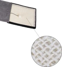 Merkloos Krabmat Voor Katten - Wit / Grijs - 117 X 23 Cm - Bankbeschermer - Krabplank Met Speelbal - Krab Lounge Voor Katten Krabplank - Krabtapijt Voor Kat -Kattenbenodigdheden Winkel 1115x1200 4