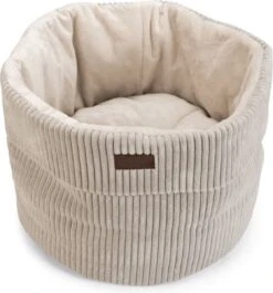 Designed By Lotte Kattenmand Ribbed Lichtgrijs 50 X 50 X 35 Cm