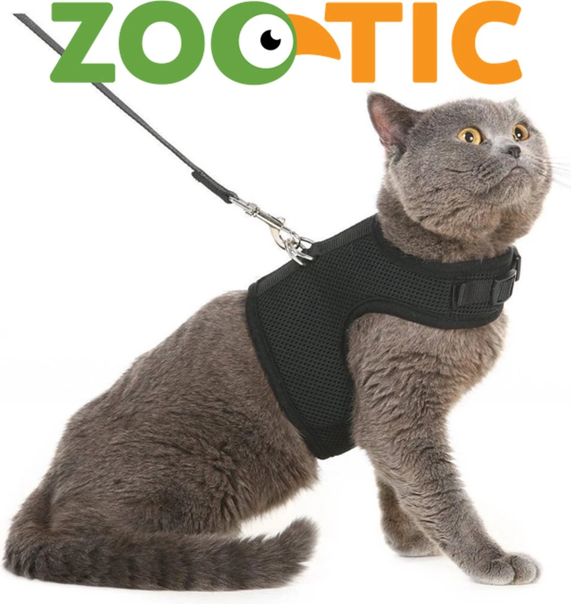 Kattentuigje Met Leiband Riem Kattenharnas Geel Maat M Kat & Kitten - Dieren Kattenriem - Cat Leash - Halsomvang 20 Tot 26cm - Borstomvang 30 Tot 34cm - Zootic® 8 Kattentuigje Met Leiband Riem Kattenharnas Geel Maat M Kat & Kitten - Dieren Kattenriem - Cat Leash - Halsomvang 20 Tot 26cm - Borstomvang 30 Tot 34cm - Zootic® - Afbeelding 8