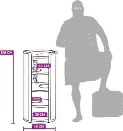 Petrebels Superdome 120 Krabton Voor Katten - Cappuccino - 49 X 49 X 120 Cm -Kattenbenodigdheden Winkel 1136x1200 2