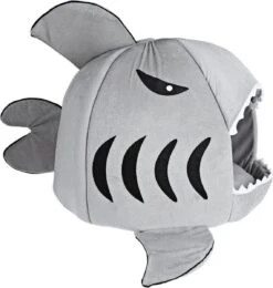 MikaMax Haai Hondenmand - Kattenmand - Dierenmand - Huisdierkussen - Mand Of Bed - Origineel - Extra Zacht Materiaal - 42 X 42 X 36 Cm -Kattenbenodigdheden Winkel 1140x1200 3