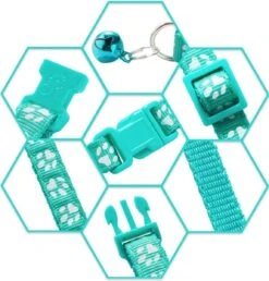 Merkloos Kattenhalsband Met Belletje - Verstelbaar - 19 / 32 Cm - Kattenbandje - Halsband Kat - Cat - Kitten - Katten Halsband - Paars -Kattenbenodigdheden Winkel 1148x1200 8