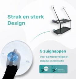 Raamhangmat - Dubbellaags - Met Zuignappen - 20kg Draag Gewicht - Kattenhangmat - Hangmat Kat - Kattenbed - Kattenkussen - Kattenbank - Kattenmand - Raam - Kattenhangmat Raam - Zwart - Radiator -Kattenbenodigdheden Winkel 1149x1200 3
