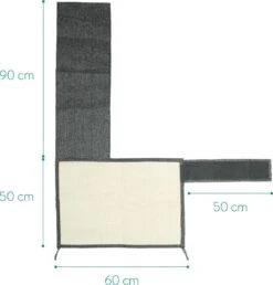 Navaris Katten Krabmat - Bescherming Van Meubels - Voor Banken En Stoelen - Krabbescherming - Rechtsdraaiend -Kattenbenodigdheden Winkel 1150x1200 4