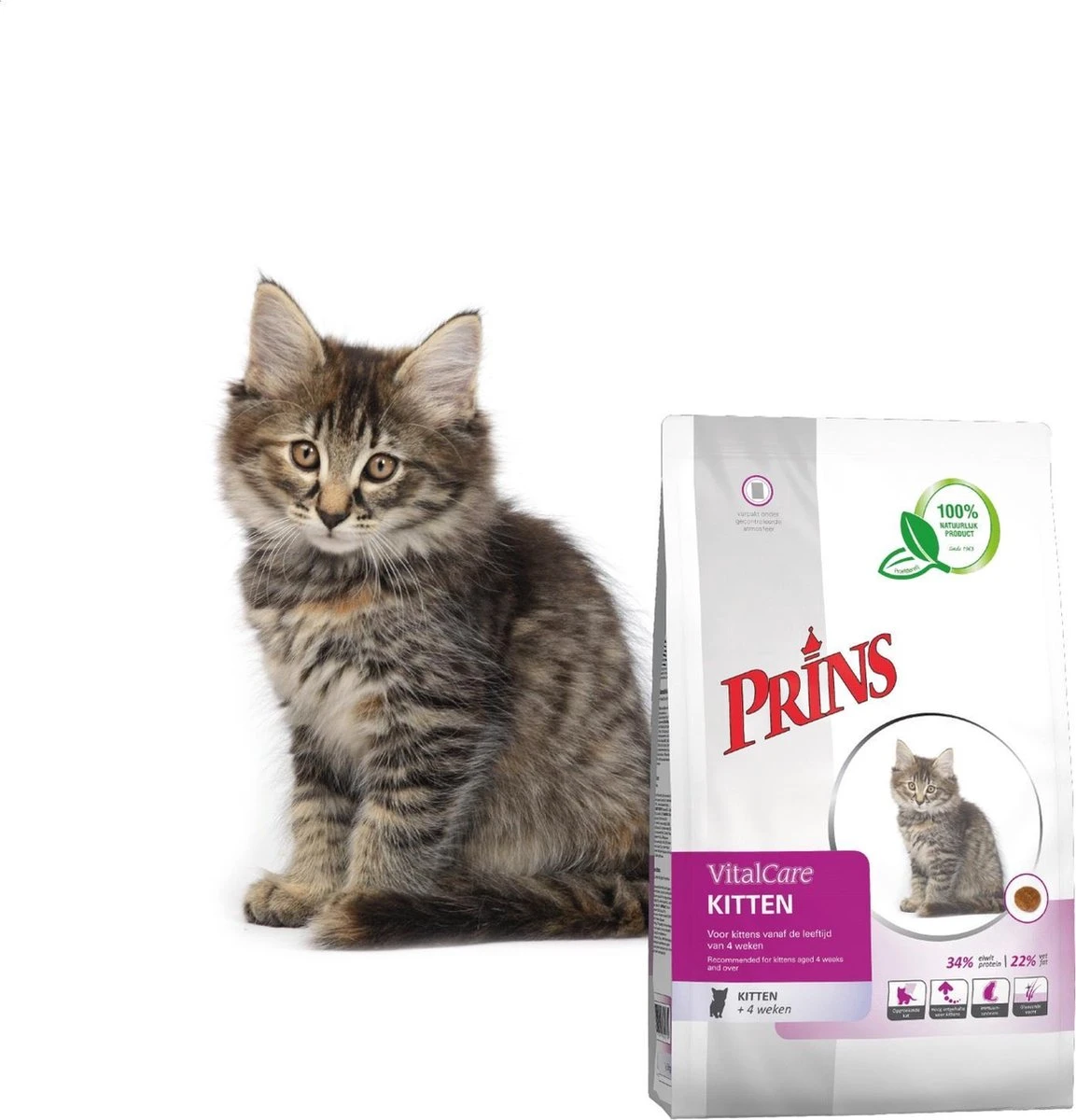 Prins VitalCare Kitten 10 Kg 3 Prins VitalCare Kitten 10 Kg - Afbeelding 3