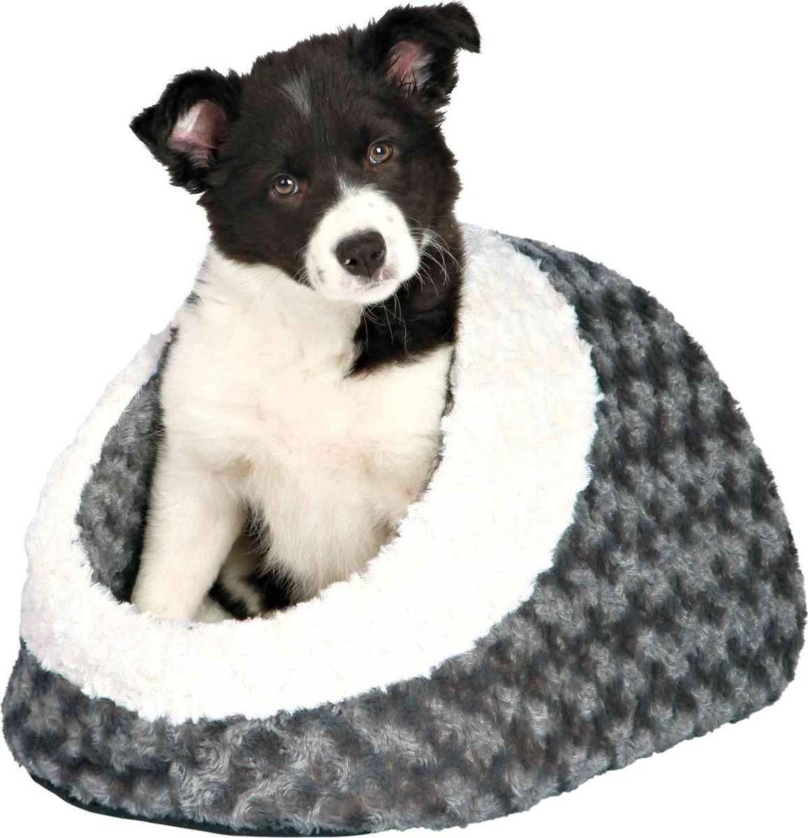 Trixie Kattenmand Iglo Kaline Grijs / Creme - 41X35X26 CM 3 Trixie Kattenmand Iglo Kaline Grijs / Creme - 41X35X26 CM - Afbeelding 3