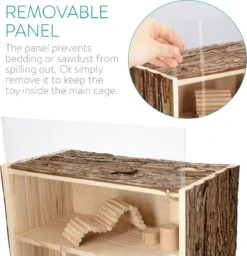 Navaris Houten Hamsterhuis - Speelhut Voor Hamsters, Kleine Knaagdieren, Gerbils, Muizen - Schuilplaats Op Twee Etages Voor Hamster, Cavia, Muis 10 Navaris Houten Hamsterhuis - Speelhut Voor Hamsters, Kleine Knaagdieren, Gerbils, Muizen - Schuilplaats Op Twee Etages Voor Hamster, Cavia, Muis -Kattenbenodigdheden Winkel 1158x1200 1