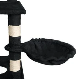 TecTake Stokely - Zwart - Krabpaal - 141 Cm -Kattenbenodigdheden Winkel 1158x1200 3