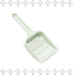 Merkloos EPIN | Kattenbak Schepje | Poep Schep | 20 CM | Licht Grijs