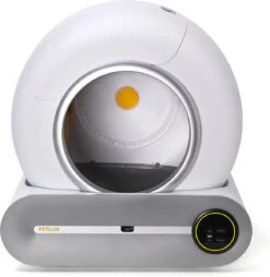 Merkloos Petlux® Zelfreinigende Automatische Kattenbak Met App En LED-Touch