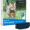 Tractive GPS CAT 4 - Kat GPS Tracker & Activiteitenmonitor - Past Op Meeste Halsbanden - Donkerblauw