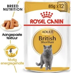 Royal Canin Fbn British Shorthair Adult Pouch - Kattenvoer - 12x85 G 17 Royal Canin Fbn British Shorthair Adult Pouch - Kattenvoer - 12x85 G -Kattenbenodigdheden Winkel 1173x1200