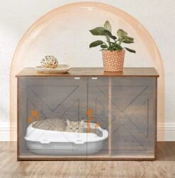 Kattenbak Kast, Kattentoilet, Vintage -Kattenbenodigdheden Winkel 1174x1200 5