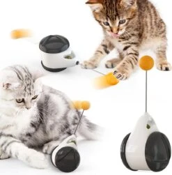 Balance Cat Toy - Katten Speelgoed - Intelligent - Draaiend Balletje Op Wielen - Balletje - Interactief Katten Speeltje - Kitten Bal -Kattenbenodigdheden Winkel 1179x1200 14