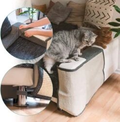 Navaris Katten Krabmat - Bescherming Van Meubels - Voor Banken En Stoelen - Krabbescherming - Voor De Linkerkant - Lichtbruin -Kattenbenodigdheden Winkel 1181x1200 11