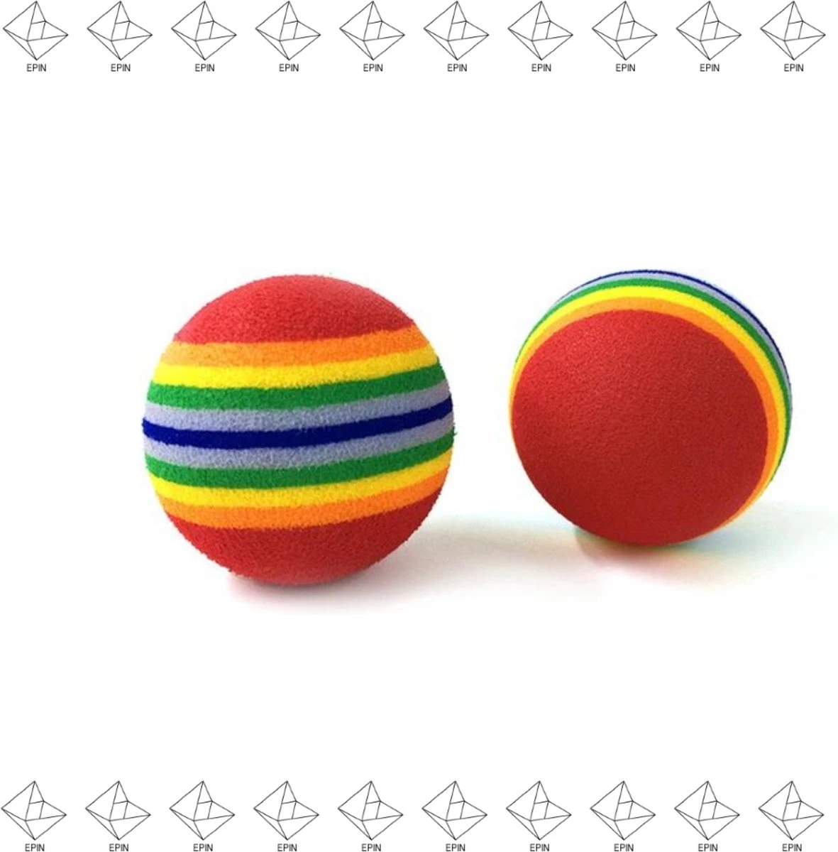 Merkloos EPIN | Katten Balletjes | Katten Speelgoed | Kattenspeeltjes | Interactief Spelen | Kittens | 3.5 CM | 2 Stuks 2 Merkloos EPIN | Katten Balletjes | Katten Speelgoed | Kattenspeeltjes | Interactief Spelen | Kittens | 3.5 CM | 2 Stuks - Afbeelding 2