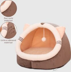 Kattenmand - Kattenhuis - Kattenbed - Kattenhangmat - Poezenmand - Kattenkussen - 40 Cm -Kattenbenodigdheden Winkel 1181x1200 4