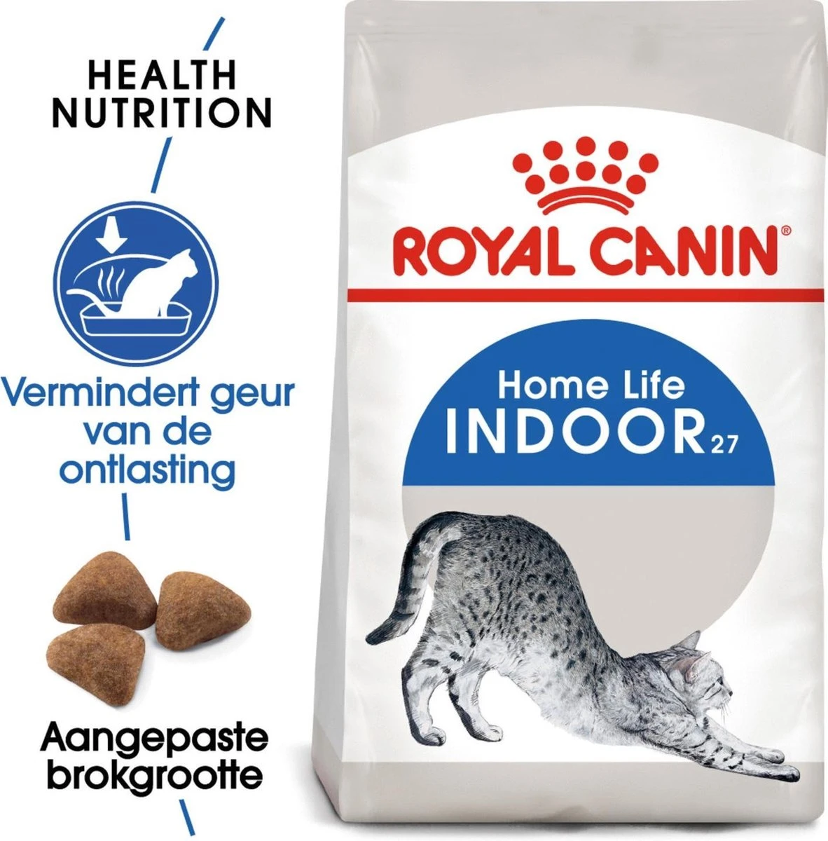 Royal Canin Indoor 27 - Kattenvoer - 4 Kg 2 Royal Canin Indoor 27 - Kattenvoer - 4 Kg - Afbeelding 2