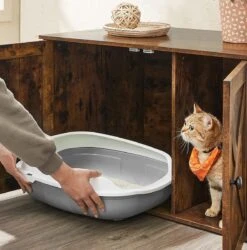 Kattenbak Kast, Kattentoilet, Vintage -Kattenbenodigdheden Winkel 1185x1200 4