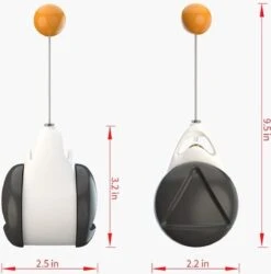 Balance Cat Toy - Katten Speelgoed - Intelligent - Draaiend Balletje Op Wielen - Balletje - Interactief Katten Speeltje - Kitten Bal -Kattenbenodigdheden Winkel 1186x1200 7