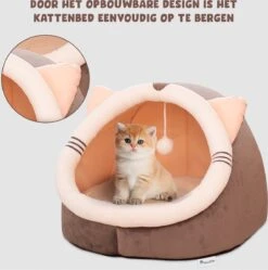 Kattenmand - Kattenhuis - Kattenbed - Kattenhangmat - Poezenmand - Kattenkussen - 40 Cm -Kattenbenodigdheden Winkel 1188x1200 10