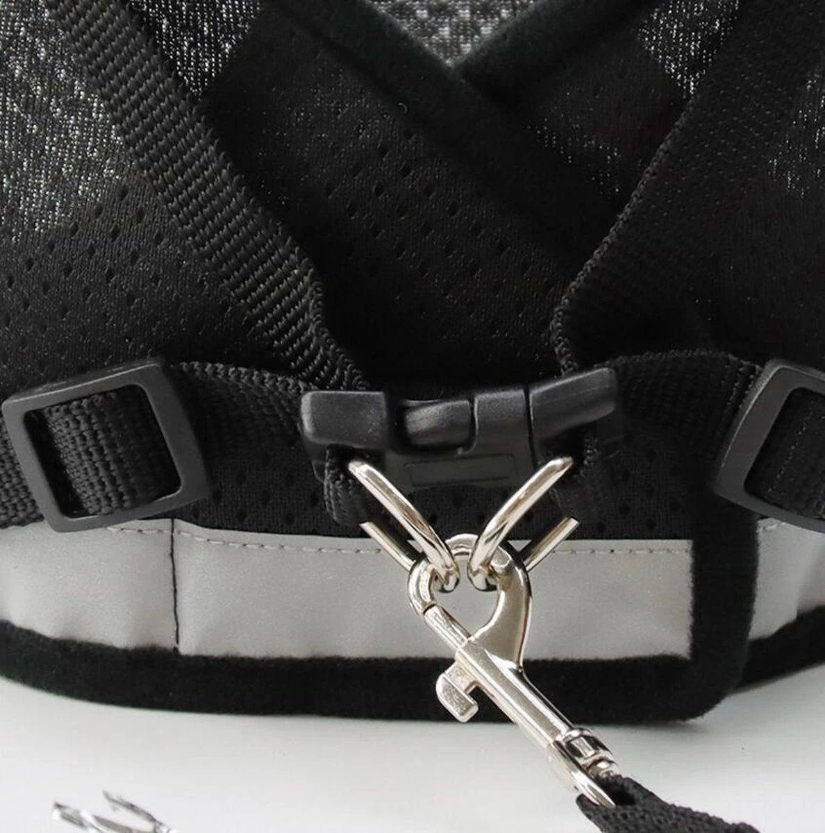 Merkloos Kittentuigje - Kattentuigje Reflecterend - Kattenharnas - Kattentuig Met Looplijn - Zwart - Maat XS 4 Merkloos Kittentuigje - Kattentuigje Reflecterend - Kattenharnas - Kattentuig Met Looplijn - Zwart - Maat XS - Afbeelding 4