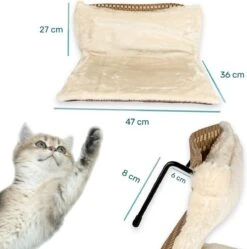 Kattenhangmat - Voor Aan Het Raam - Kattenmand - Raam - Hangmat Kat - Dieren - Kattenbed - Kattenmand - Slaapplek - Ligplaats -Kattenbenodigdheden Winkel 1188x1200 8