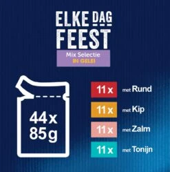 Felix Elke Dag Feest Mix Selectie In Gelei - Katten Natvoer - 44 X 85g -Kattenbenodigdheden Winkel 1191x1200 1