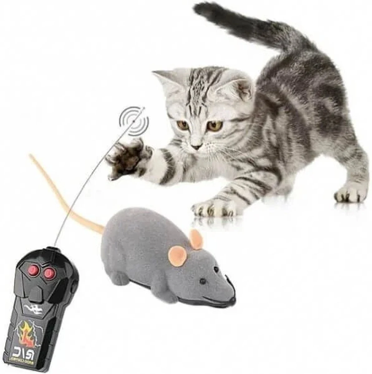 Merkloos Bestuurbare Muis Kat - Kattenspeelgoed - Electronisch - Katten 1 Merkloos Bestuurbare Muis Kat - Kattenspeelgoed - Electronisch - Katten