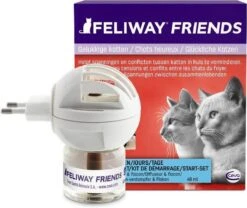 Feliway Friends - Startset - 1 Verdamper Met 1 Vulling - 48 Ml - Anti-conflict Voor Katten -Kattenbenodigdheden Winkel 1200x1009