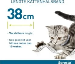 Seresto Teken- En Vlooienband - Anti Tekenmiddel - Kat - 38 Cm -Kattenbenodigdheden Winkel 1200x1032