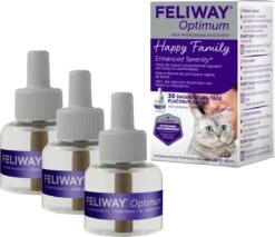 Feliway Optimum - Navulling 3-Pack - 3x Flacon 48 Ml - Anti-stress Kat -Kattenbenodigdheden Winkel 1200x1033