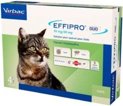 Virbac Effipro DUO Spot-On Kleine Kat (1 T/m 6 Kg) - 4 Pipetten -Kattenbenodigdheden Winkel 1200x1037