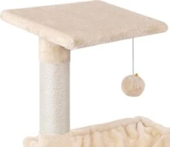 Merkloos MC Star Katten Krabpaal 70cm Krassen Grote Nis En Bal Opgeschort Spelen Schraper Platform Sisal - Beige, 70cm 9 Merkloos MC Star Katten Krabpaal 70cm Krassen Grote Nis En Bal Opgeschort Spelen Schraper Platform Sisal - Beige, 70cm -Kattenbenodigdheden Winkel 1200x1039 2