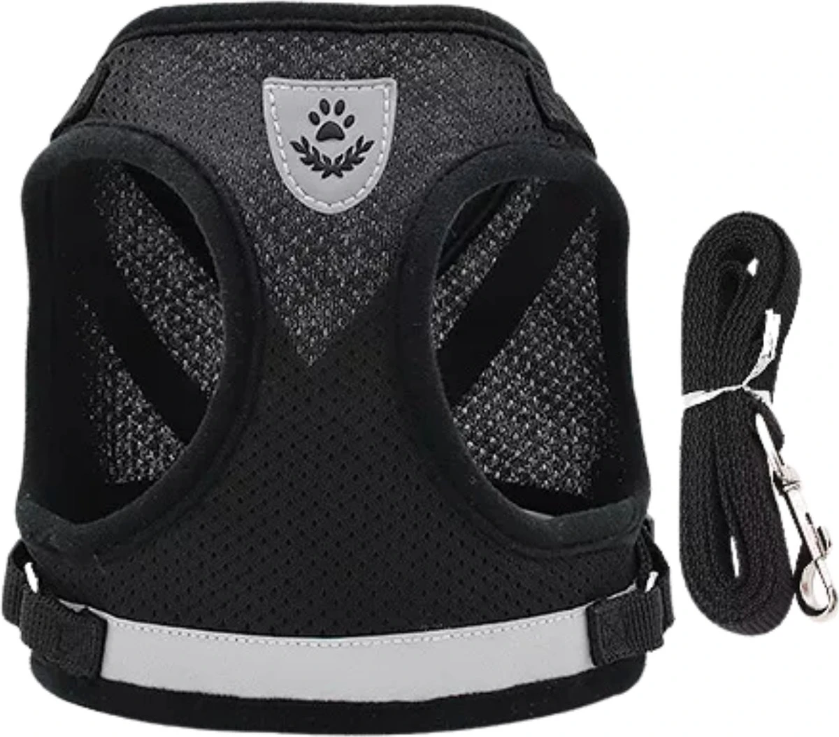 Merkloos Kittentuigje - Kattentuigje Reflecterend - Kattenharnas - Kattentuig Met Looplijn - Zwart - Maat XS 1 Merkloos Kittentuigje - Kattentuigje Reflecterend - Kattenharnas - Kattentuig Met Looplijn - Zwart - Maat XS